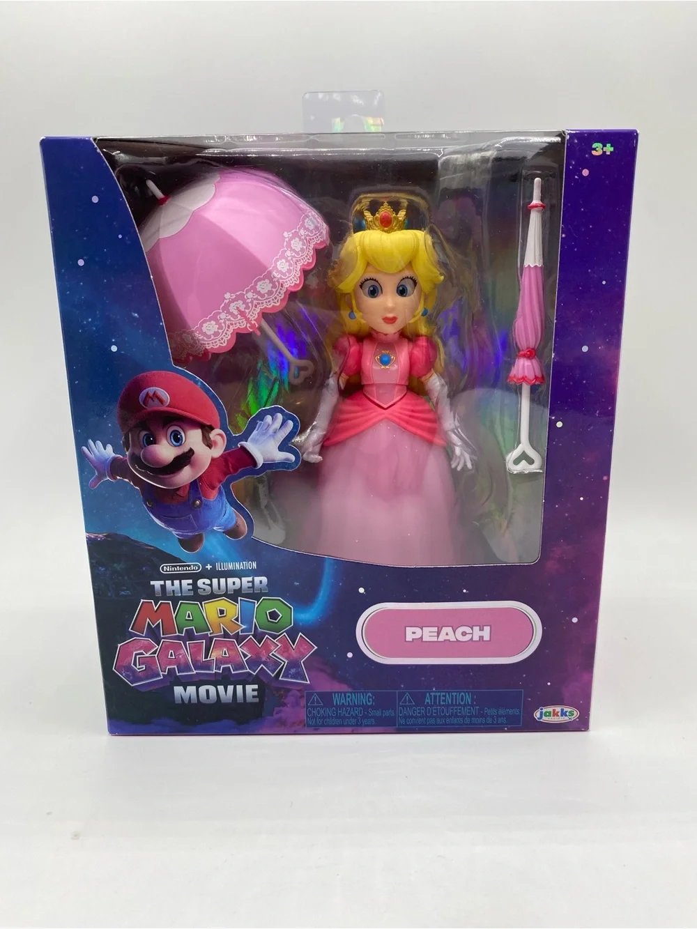 Jakks Super Mario Galaxy Movie Wave 2 PEACH w UMBRELLA 5